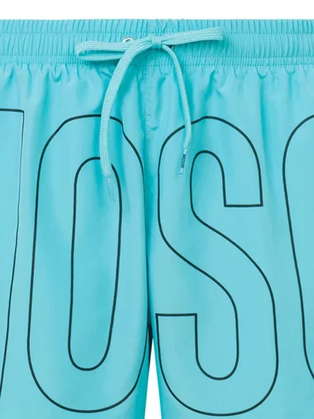 Slip de baie Moschino cu imagine albastru