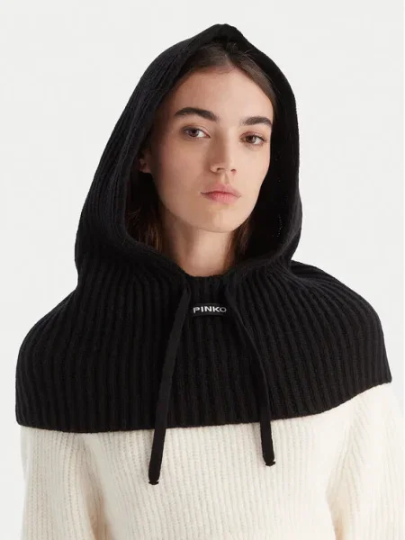 Fular Pinko de lână negru