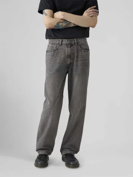 Jeansy o kroju straight fit z czystej bawełny model Levi's