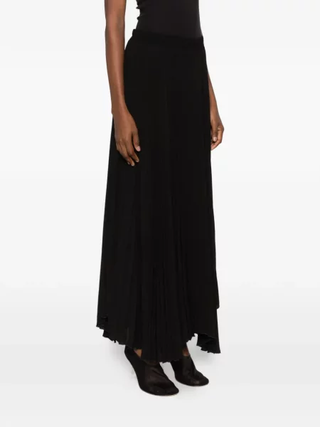 Fusta maxi Styland în linie A negru