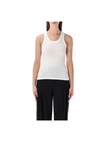 Lekki top Coperni z logo biały