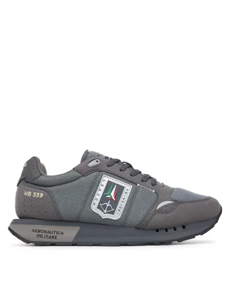 Sneakersy Aeronautica Militare šedá