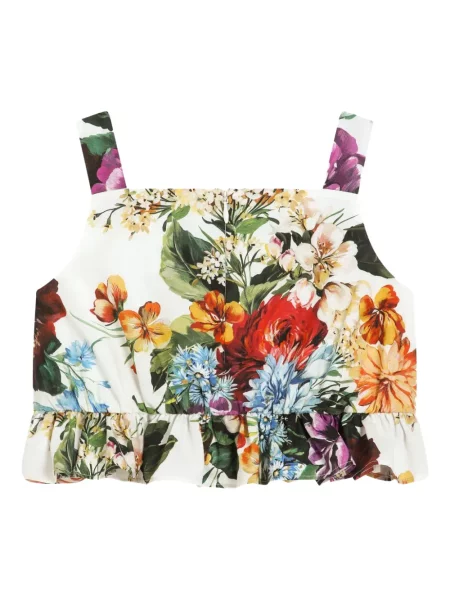 Top dziecięcy Dolce And Gabbana biały
