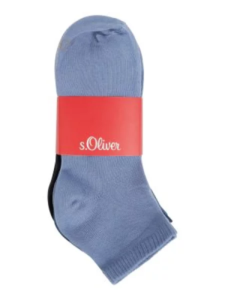 Skarpety z efektem melanżu w zestawie 4 szt. S.oliver Red Label granatowe