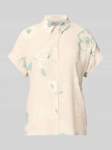 Bluzka z z utrwaloną zakładką na rękawach Jake*s Studio Woman