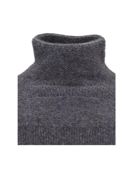 Sweter Emporio Armani wełniany szary