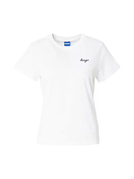 HUGO Tricou Damatee_B' alb