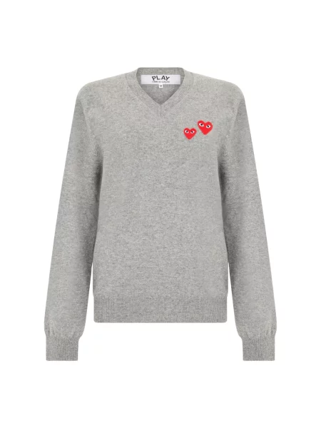Sweter Comme Des Garcons Play szary