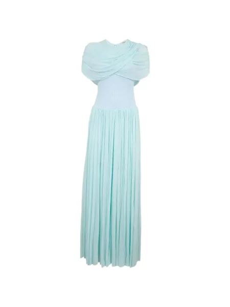 Rochie maxi Simkhai drapată albastru