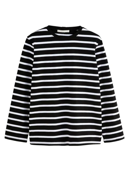 Next Tricou negru alb