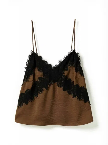 Noella Top N-Mandie maro negru