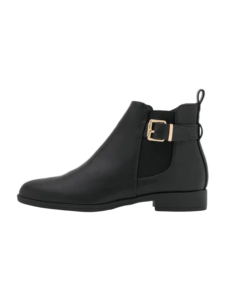 Anna Field Cizme glezne negru