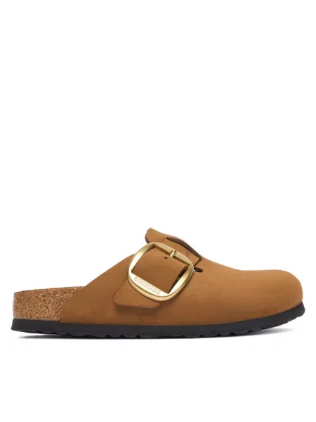 Birkenstock Natikači Boston Big Buckle Tonal oranžna