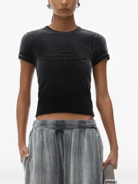 Koszulka dziecięca Alexander Wang czarna