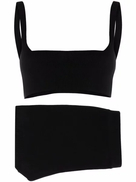 Cropp top Red Valentino tricotate negru