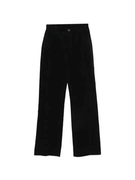 Pantaloni Private 0204 de catifea cord negru