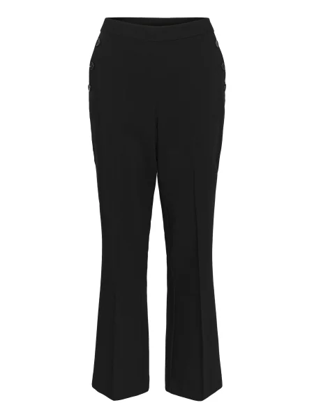 Kaffe Pantaloni cu dungă KAHella' negru