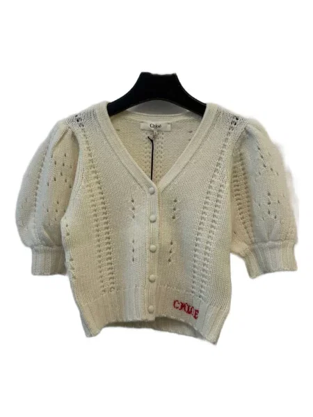 Cardigan Chloé alb