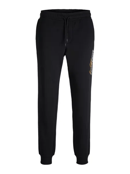 JACK & JONES Pantaloni JPSTGORDON galben închis / negru alb