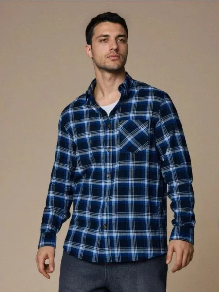 Sinsay Koszula z długim rękawem niebieski