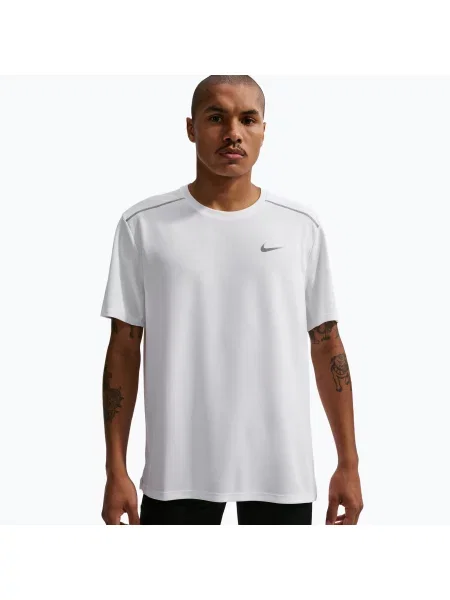 Tricou de alergare pentru bărbați Nike Miler Dri-Fit UV white alb