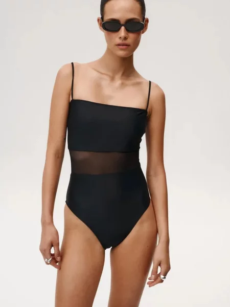 Undress Code strój kąpielowy jednoczęściowy Hideaway Swimsuit czarny