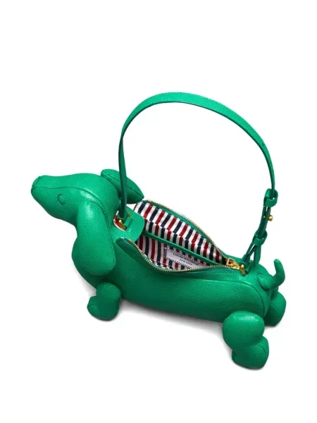 Geantă tip baghetă Thom Browne verde