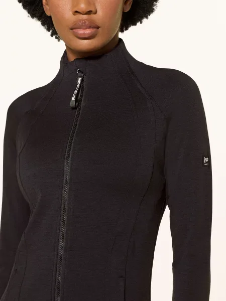 Super.Natural Bunda Midlayer Movement S Merino Vlnou černá