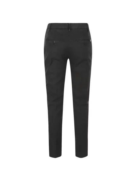 Pantaloni Dondup cu autograf negru