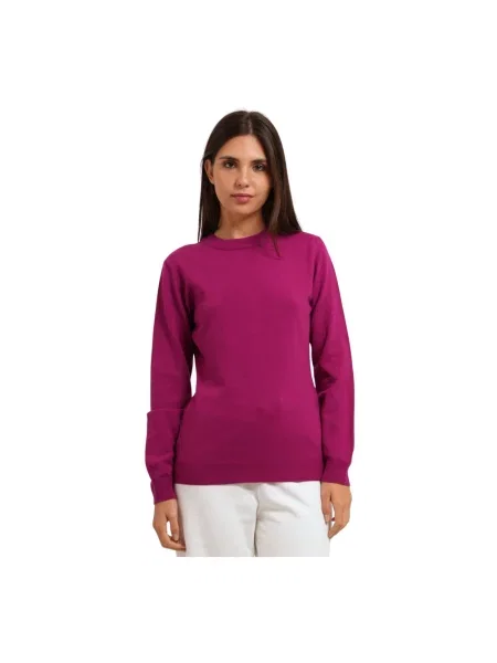 Dzianinowy sweter K-way różowy