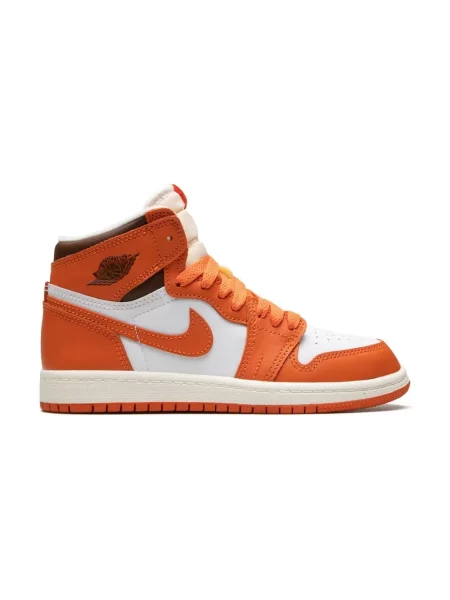 Sneakersy dziecięce Jordan 1 Retro pomarańczowe
