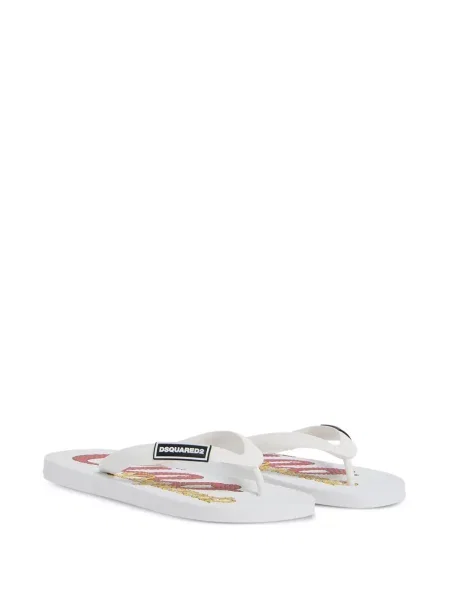 Japonki dziecięce Dsquared2 białe