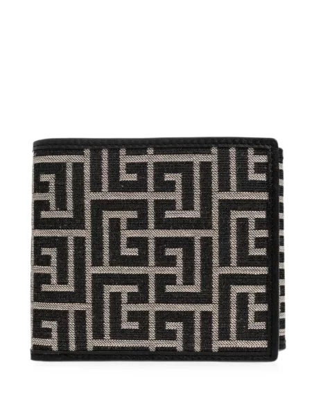 Portofel Balmain din canvas negru