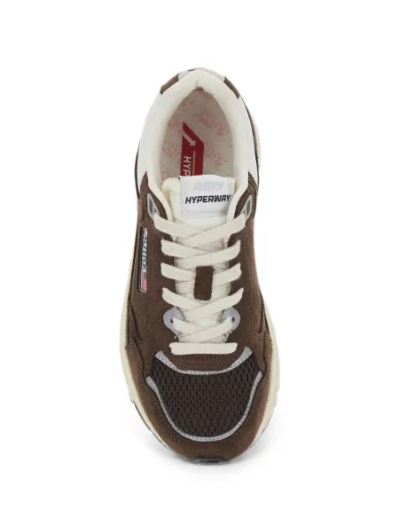 Sneakerși Autry din piele de căprioară maro