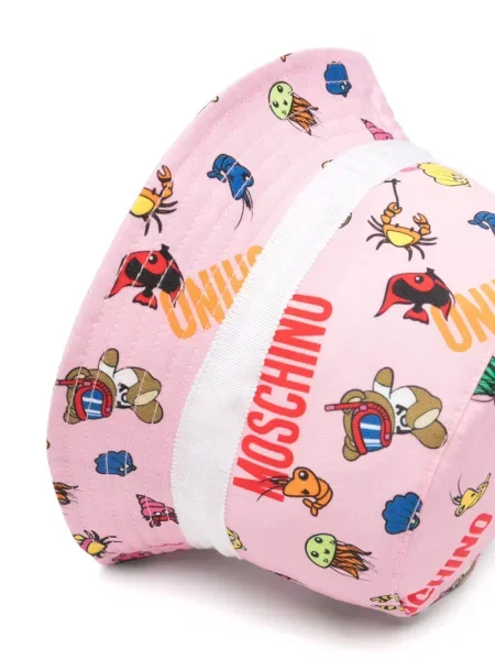 Kapelusz dziecięcy Moschino różowy