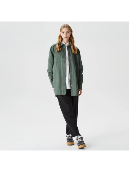 Куртка Lacoste зеленая