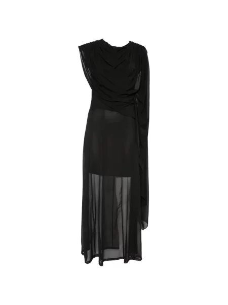 Rochie maxi Gestuz drapată negru