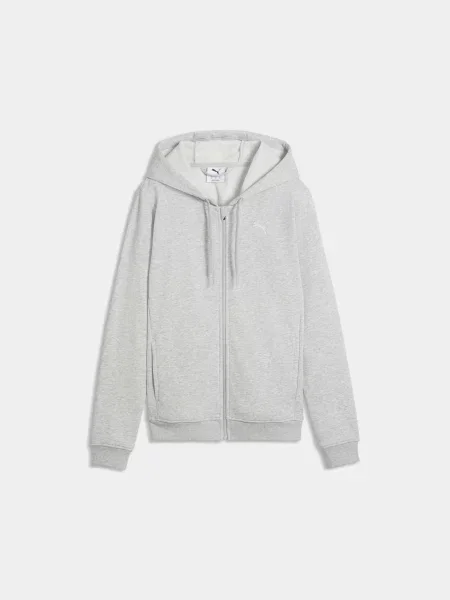 Спортивна кофта PUMA Tad Essential W Ft Fz комбінований верх сірий