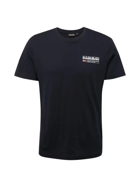 NAPAPIJRI Tricou S-KASBA roșu alb negru