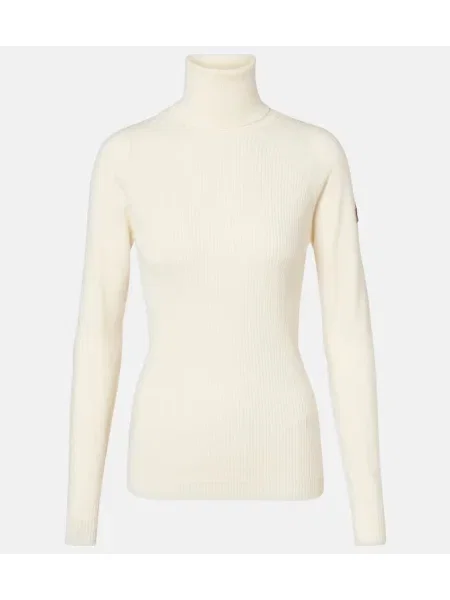 Heláncă Moncler Grenoble de lână alb