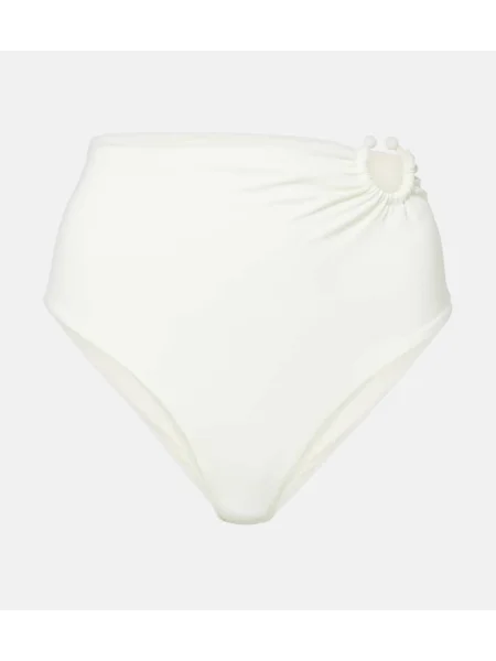 Bikini Johanna Ortiz z volani bela