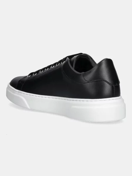 Кожаные кроссовки Philipp Plein черные