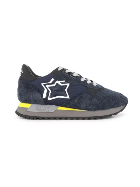 Sneakersy Atlantic Stars skórzane casual niebieskie