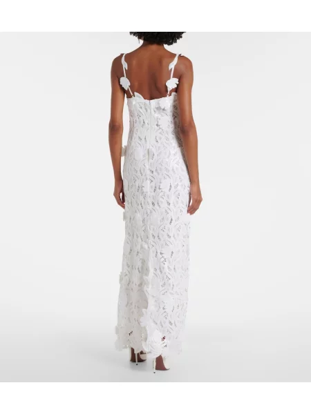 Rochie Simkhai cu broderie alb