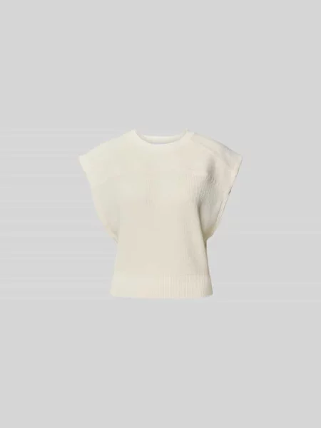 T-shirt z prążkowanymi wykończeniami Iro
