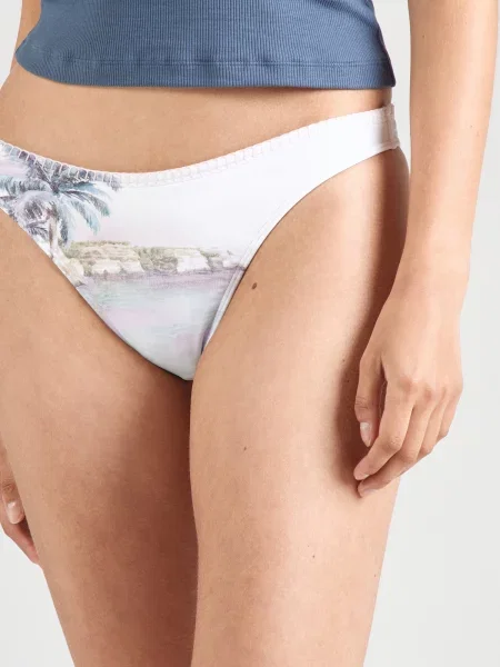 HOLLISTER Bikinové nohavičky TIDE POOL MUSE modrá biela