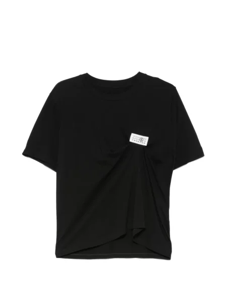 Majica Mm6 Maison Margiela s autogramom crna