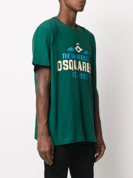 Tricou Dsquared2 cu imagine verde