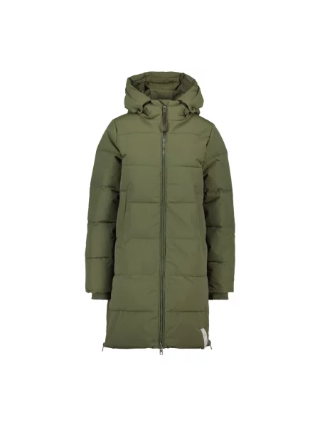 Parka Flowers For Friends w kwiatki zielona
