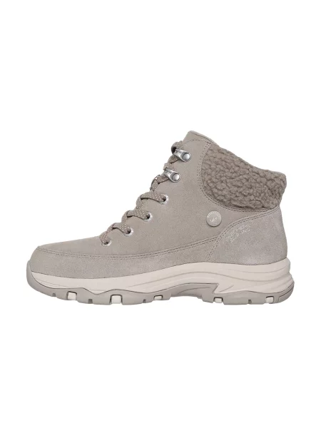 SKECHERS Ghete cu șireturi taupe gri